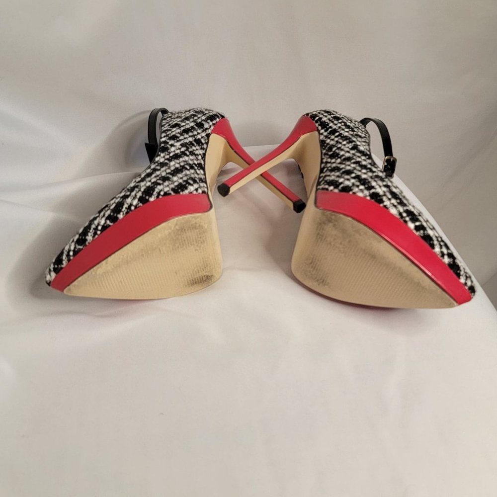 MADISON ASHLEE Heels; Black/Red; Size 9 - Picture 5 of 8